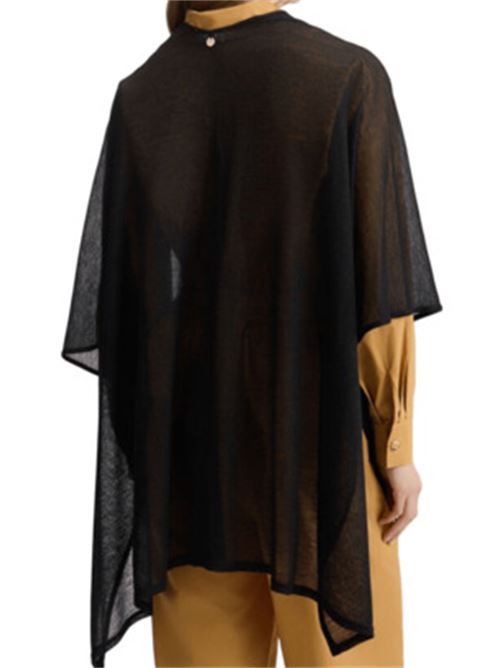 poncho lurex sc. V nero LIU JO | 2A5007-M030022222